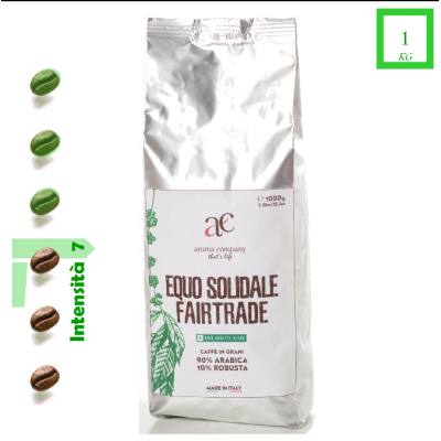 EQUO SOLIDALE-1000G. TORREFATTO IN GRANI-90%ARABICA 10%ROBUSTA-HIGH QUALITY BLEND ART20NP ART20NP - BbmShop